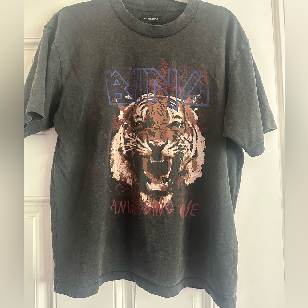 Anine Bing Tiger Shirt Tee
